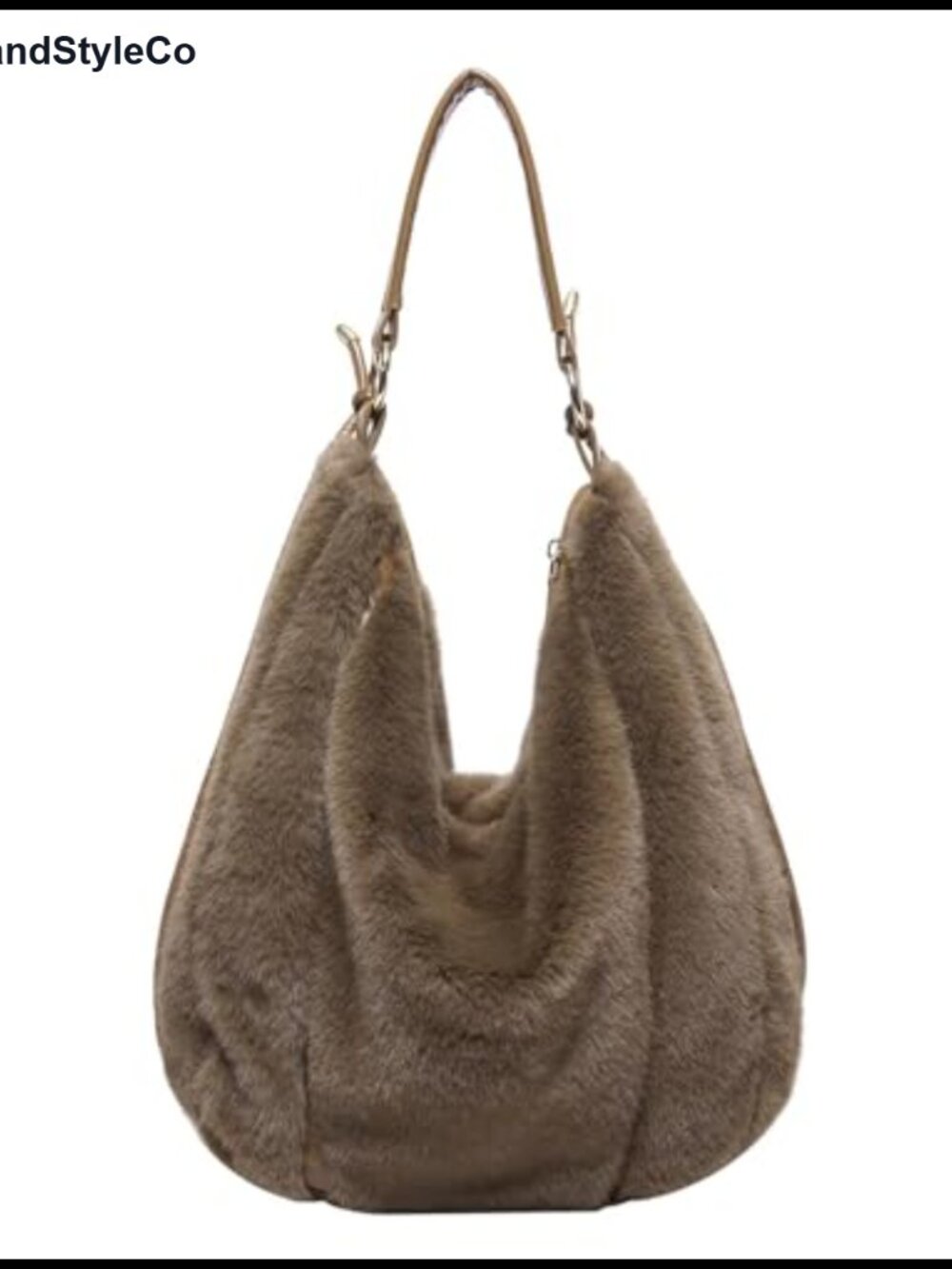 Faux Fur Fluffy Tote Bag Fuzzy Purse Soft Furry Shoulder Crossbody Handbag